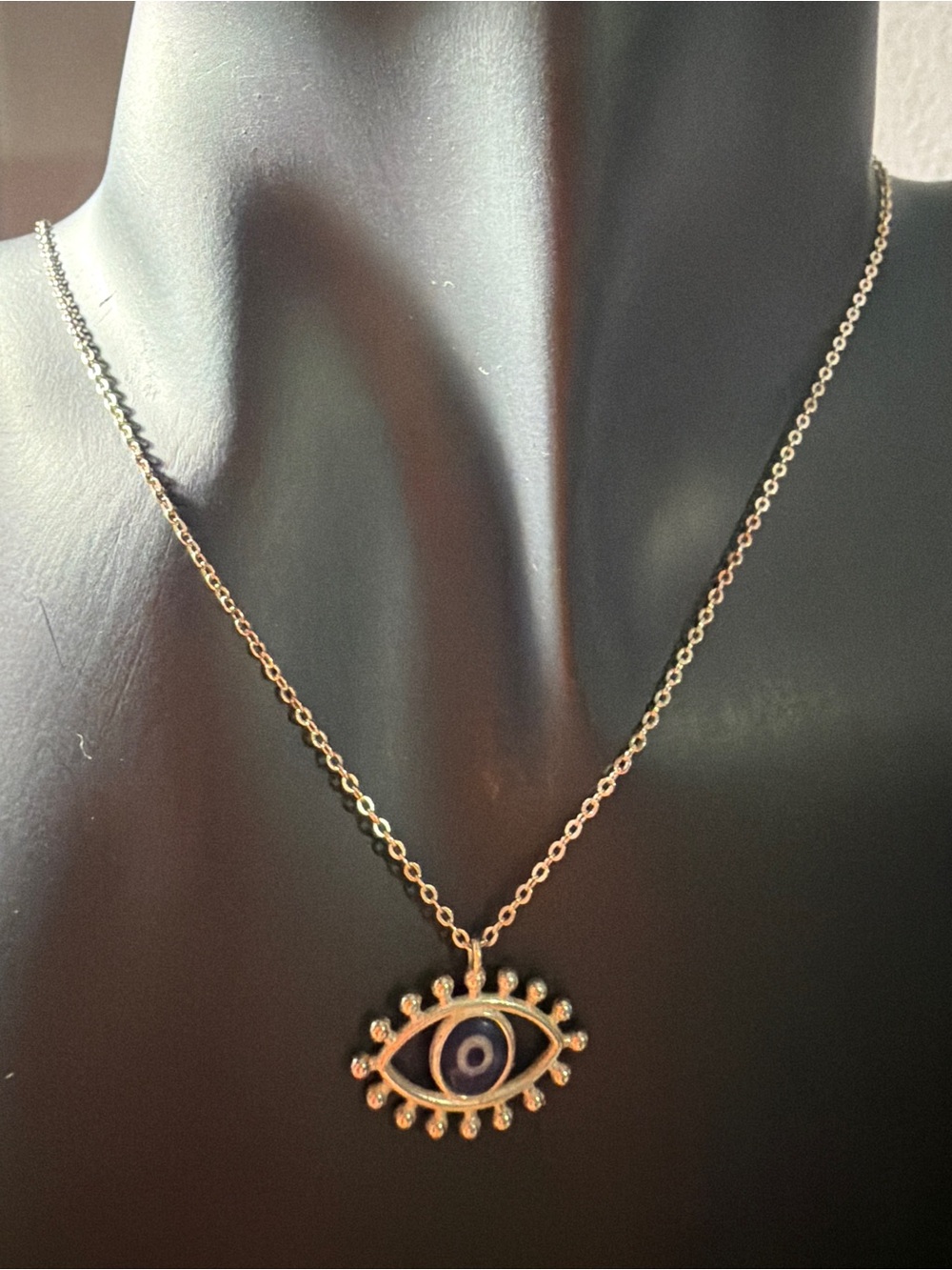 Evil eye necklace 16”